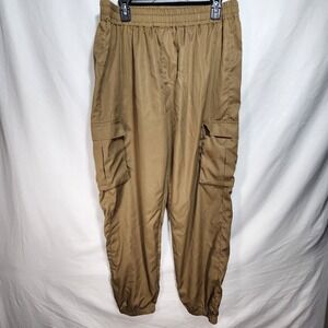 Unbranded Unisex Drawstring Scrub Pants with Size 2xl‎ Brown